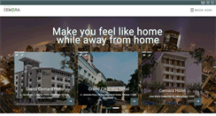 Desktop Screenshot of cemarahotel.com