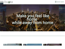 Tablet Screenshot of cemarahotel.com
